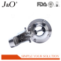 Best Popular Sanitary Weld Butterfly Valve with Stainless Steel Handle